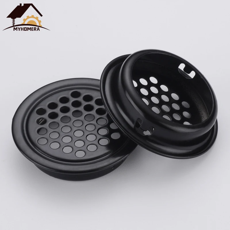 Myhomera 6pcs Wardrobe Cabinet Mesh Hole Air Vent Core Vents