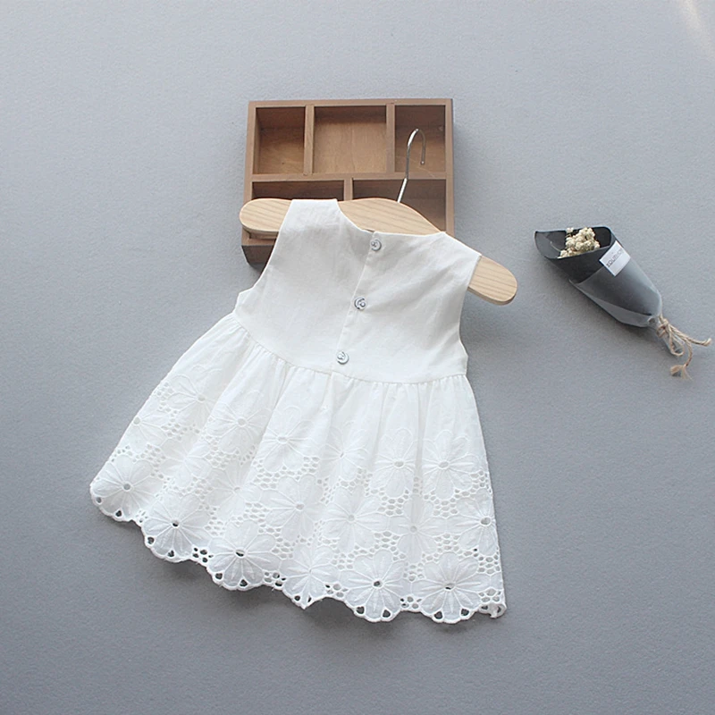 Baby Dresses Girls Children's Toddler Girls High-end embroidered Princess Dresses Summer Fresh and generous Party Dress kids clothing (2)