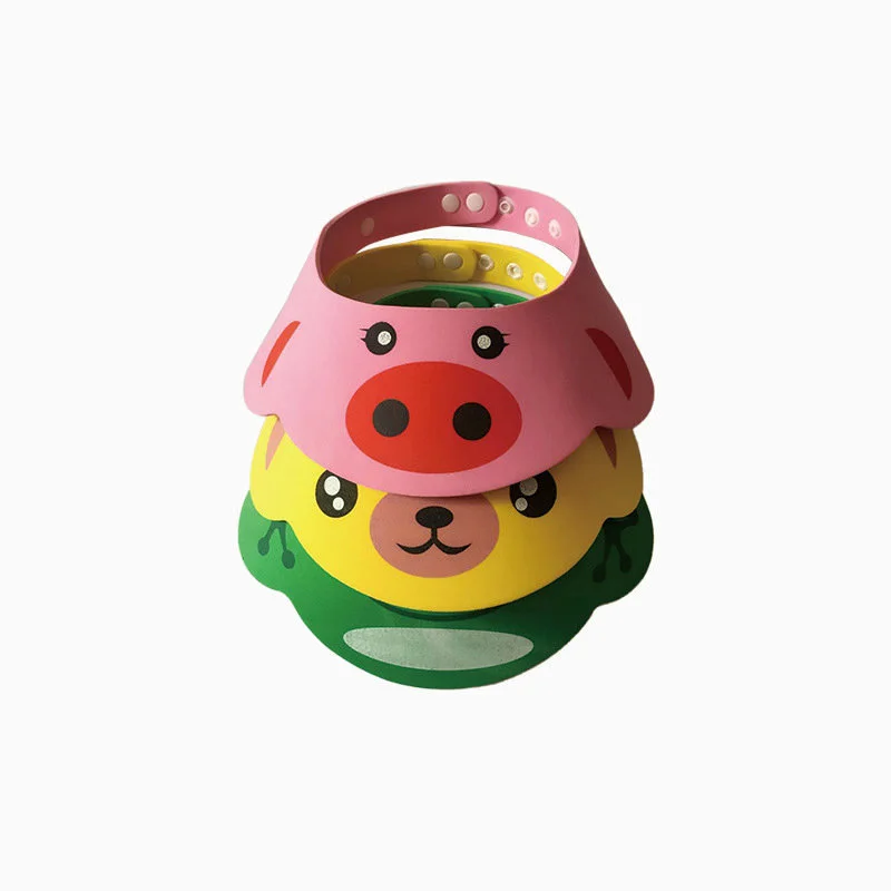 

1pcs EVA Resizable Bath Shower Hair Wash Baby Shampoo Cap Hat Bathing Protect Cap For 40-55CM Head Circumference Kids Baby