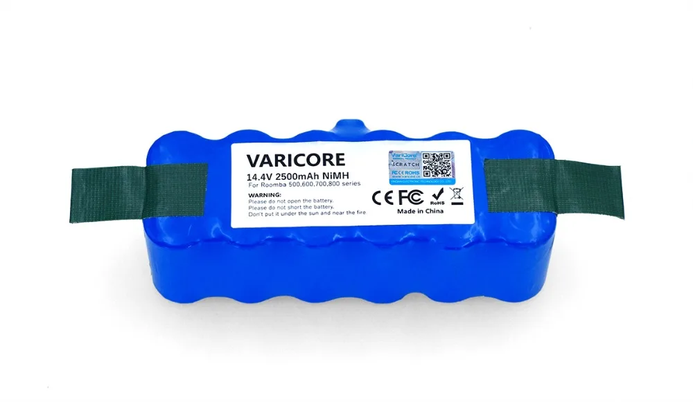 VariCore 14.4V 2500mAh Ni-MH Battery for iRobot 500 600 900 Series Vacuum Cleaner for iRobot 600 620 650 700 770 780 800 VariCore 14.4V 2500mAh Ni-MH Battery for iRobot 500 600 900 Series Vacuum Cleaner for iRobot 600 620 650 700 770 780 800