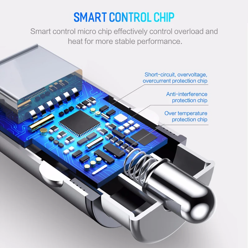 Oppselve автомобильное USB зарядное устройство для iPhone X S samsung Xiaomi Tablet iPad зарядное устройство для мобильного телефона двойной USB быстрое автомобильное зарядное устройство адаптер в автомобиле