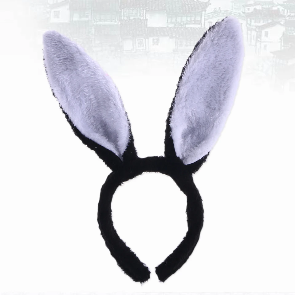 1 Piece Attractive Plush Fashionable Rabbit Ears Headband Ears Hairbands For Holiday Events Cosplay Photoshoot Anime Theater Aliexpress