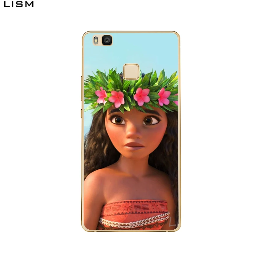 Жесткий чехол LISM Waialik Moana Princess для huawei P20 Pro P10 P9 Lite 2017 2016 P8 2015 P