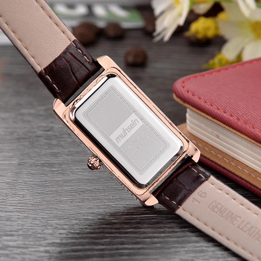 Muhsein fashion&casual Rectangular Strap Quartz Watch Fashionable Sports Casual Business Waterproof Women Watch
