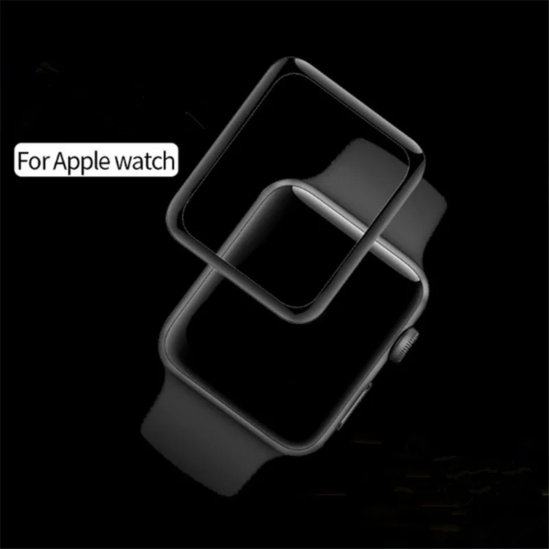 3D изогнутые края HD Watch защитная пленка из закаленного стекла для Apple Watch 3 2 1 38 мм 42 мм Защита экрана для iWatch 4 40 мм 44 мм