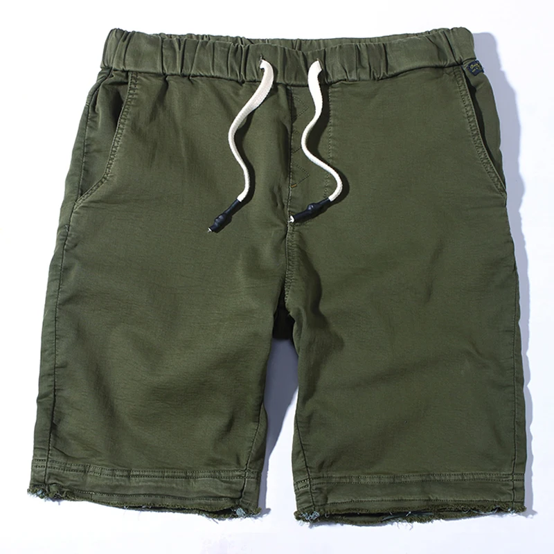 drop shipping 2018 New Men Shorts Summer Elastic Drawstring Waist