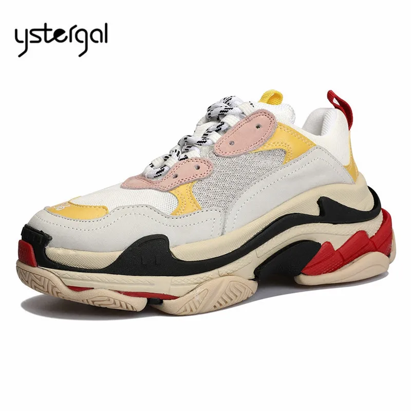 

Ystergal 2019 New Hot Women Sneakers Platform Creepers Ladies Breathable Casual Flat Shoes Woman Espadrilles Chaussures Femme