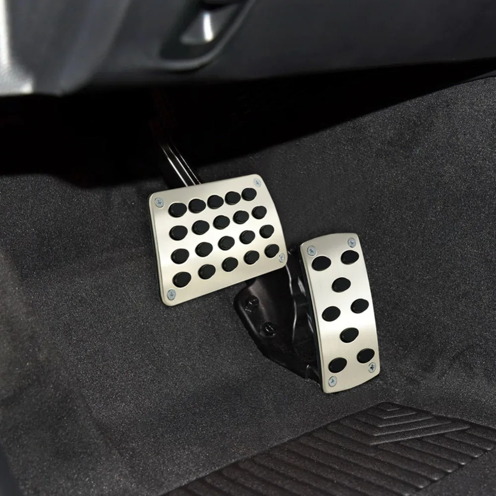 Tirol 5pcs Lot Stainless Steel Auto Automatic Transmissionnon Slip Tirol 5pcs Lot Stainless Steel Auto Automatic Transmissionnon Slip Brake Pedal Car T2054 In Pedals From Automobiles Motorcycles On