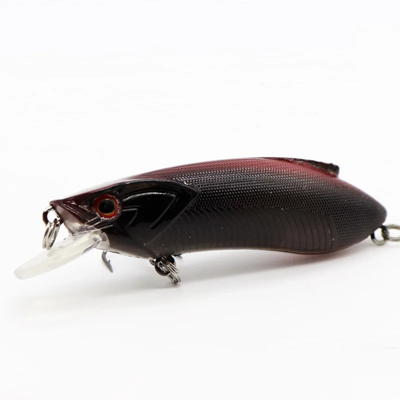 Minnow 70mm 14g fishing lures small swing fish noise hard bait trolling lure crankbaits pesca vibrating light japan tackle