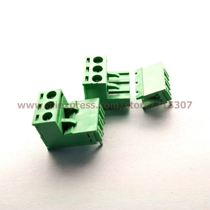 

PHISCALE 5 set 90 degrees, Right Angle PCB Terminal Blocks 5.08mm 3pin 300V 15A