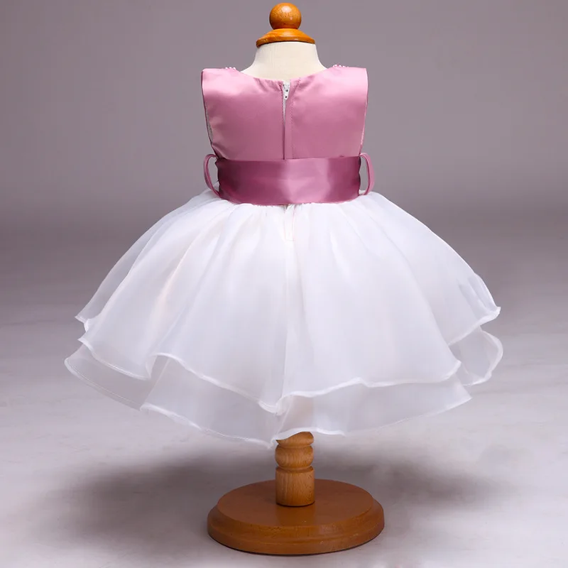 Платье для маленьких девочек на 1 год; платья для маленьких девочек на День рождения; детская одежда для свадебной вечеринки; платья принцессы для новорожденных