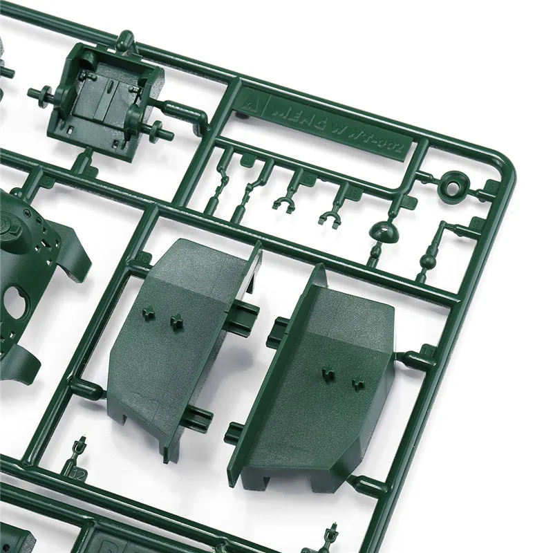 Meng WWT002 Sherman US Medium Tank M4A1 DIY Assembling Building Kits Model For Kids Gif (4)