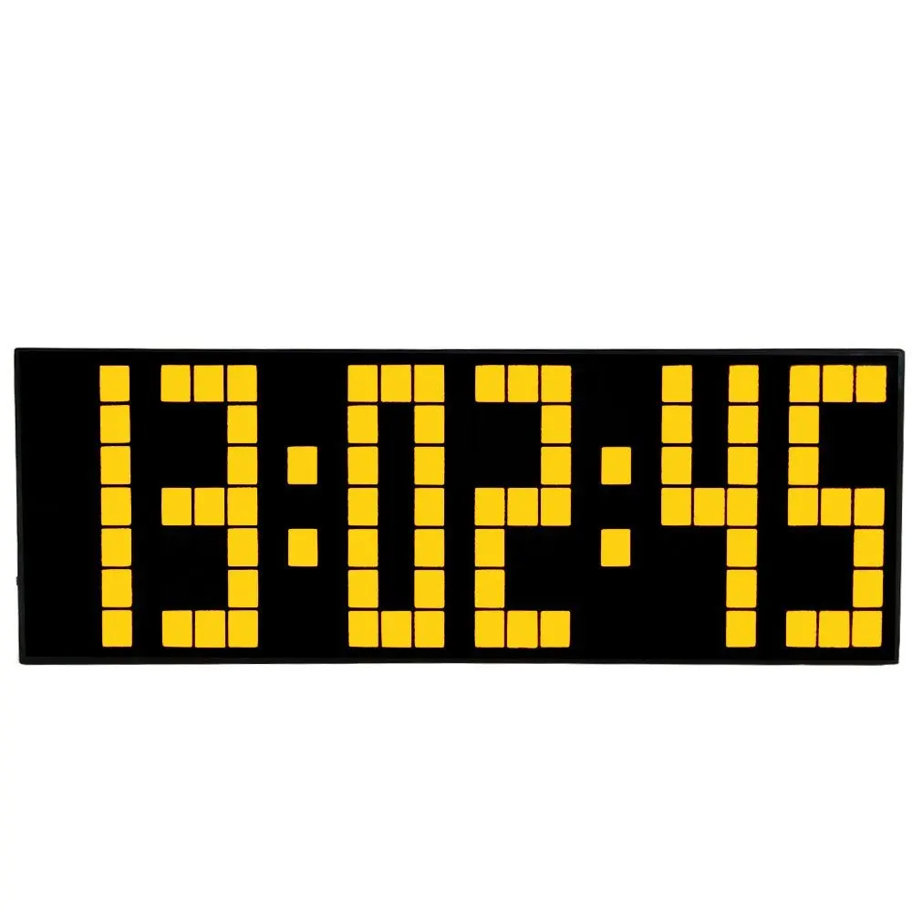 Digital Large Digit Led Snooze for Bedroom Alarm Clock Wall Clock Calendar Backlight Weather Clock Christmas Gift