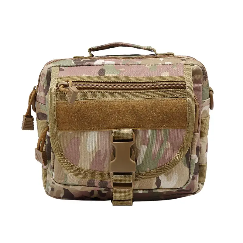 Винтажная тактическая сумка-мессенджер, камуфляжная армейская сумка через плечо, нейлоновая сумка на одно плечо, нагрудная сумка, сумки-слинг W2 - Цвет: CP