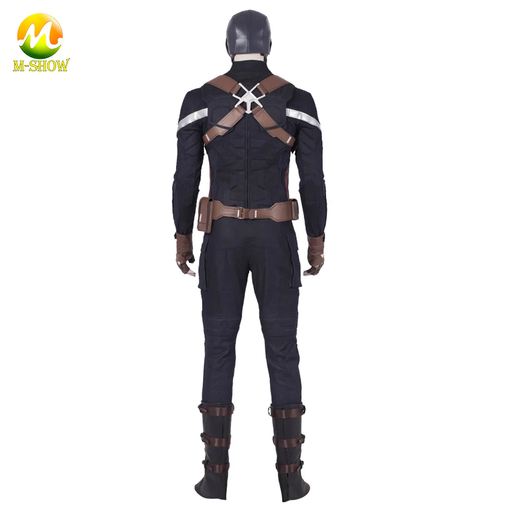 Avengers Endgame Captain America Cosplay Costume Steve Rogers Cosplay Captain America Costume Halloween Party Cosplay
