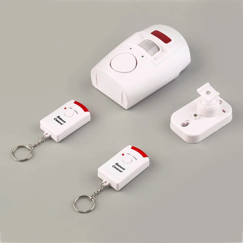 

new2017 NEW 105db New Pir Motion Sensor Home Shed Burgular Alarm System Wireless Security Kit High Quality !!!