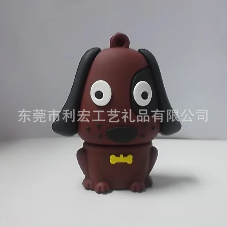 Cartoon dog usb flash drive Full Capacity pendrive 4gb 8gb 16gb 32gb 64GB  memory stick pendrive u disk flash card lovely gift