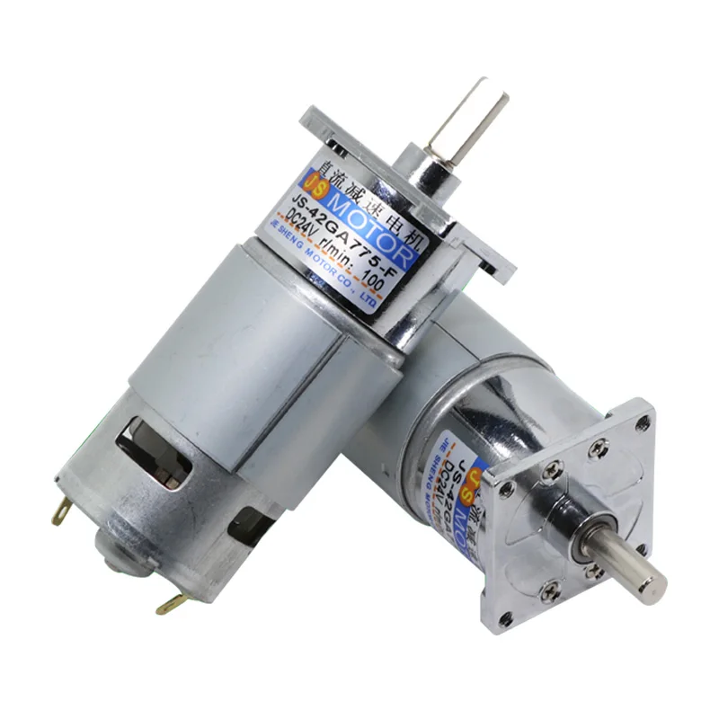 

775 DC Gear Motor 12V/24V High Power Large Torque Motor Slow Forward Reverse Speed Motor