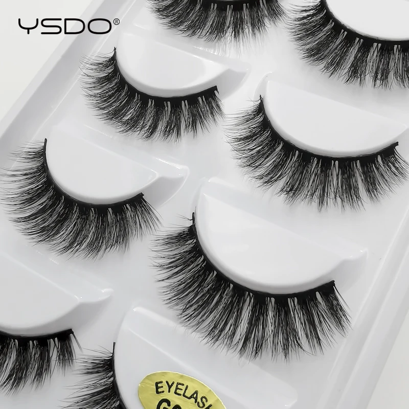 Mink False Eyelashes 3D Dramatic Natural Hair Lashes