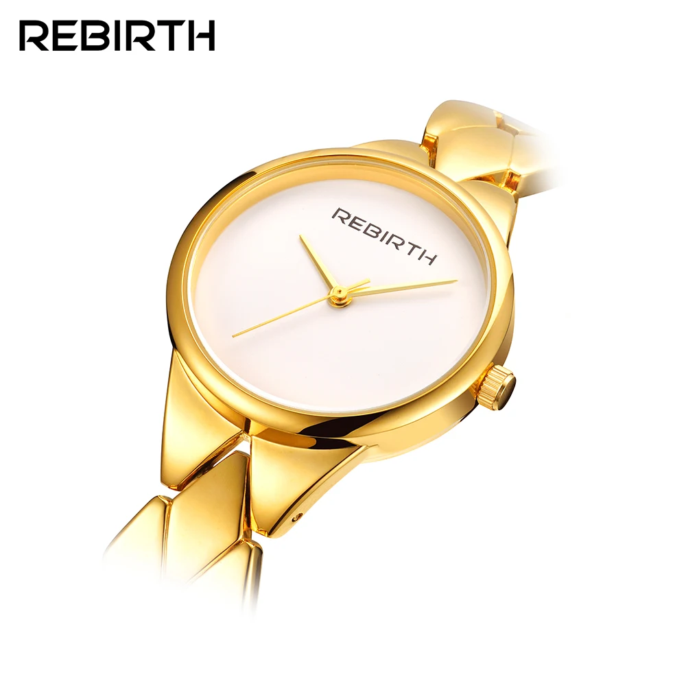 Модные брендовые женские часы REBIRTH роскошные повседневные водонепроницаемые