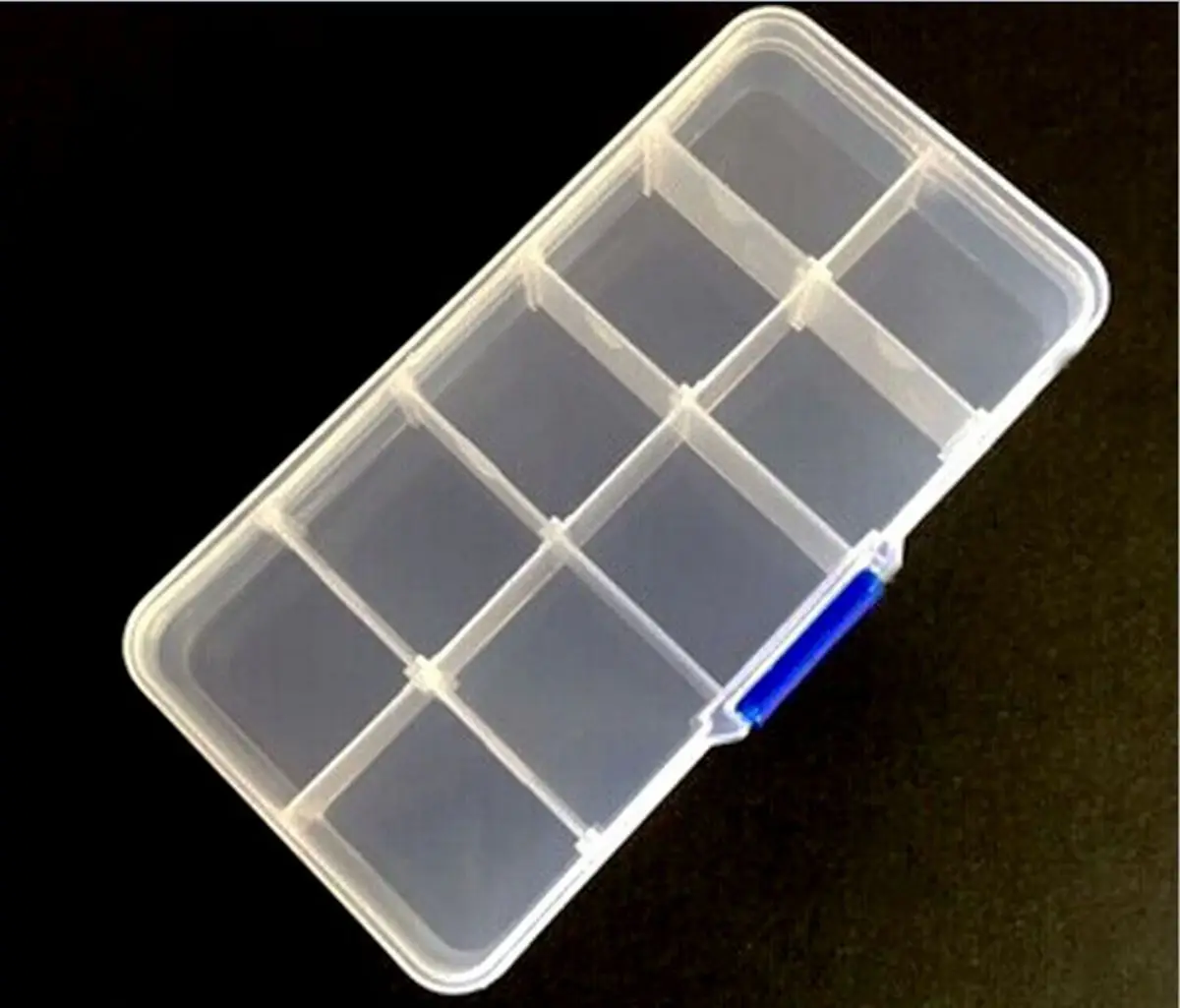 wholesale 300 pcs/lot 10 Grid Removable Plastic Home Storage Organizer Boxes for Cosmetic