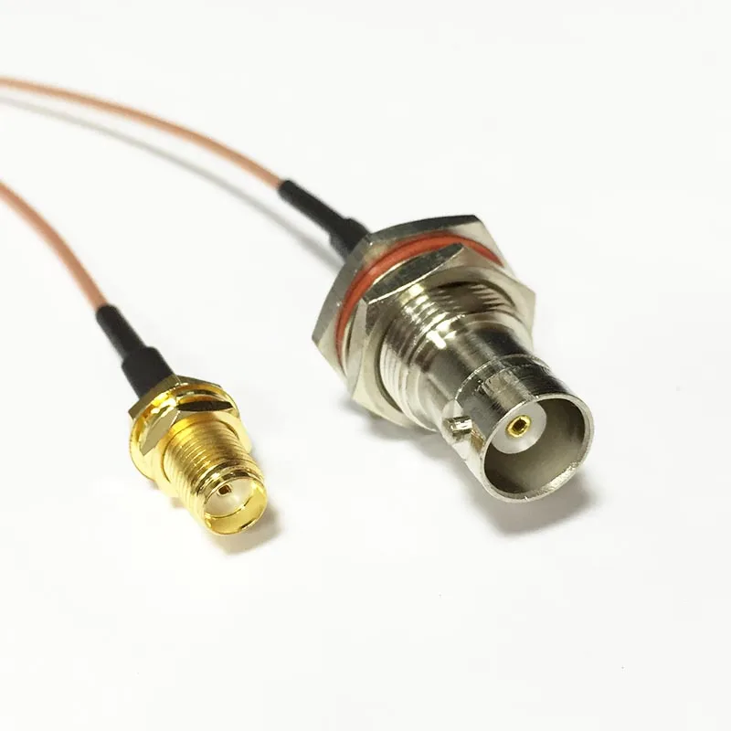 New BNC Female Jack nut Connector Switch SMA Female Jack nut Connector