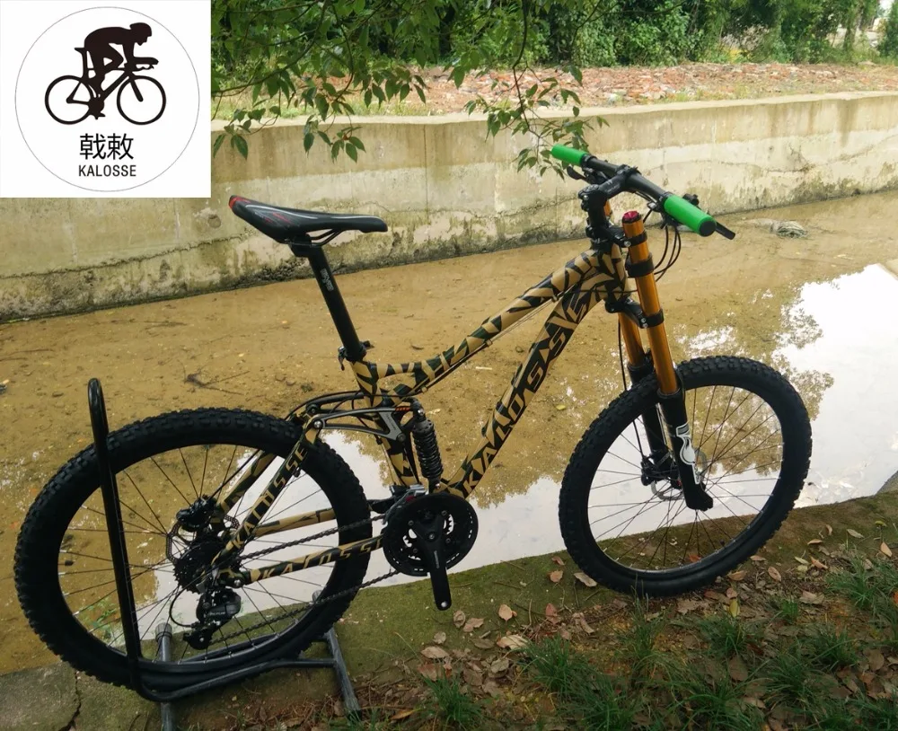 Perfect Kalosse Downhill  mountain bike   suspension  26er wheels  Hydraulic  brakes  24/27/30 speed  DH  bike bicycle 1