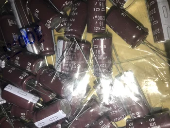 

10PCS/25pcs NIPPON electrolytic capacitor 16V2200UF 13X25 KZE series of brown 105 degrees Japan NCC