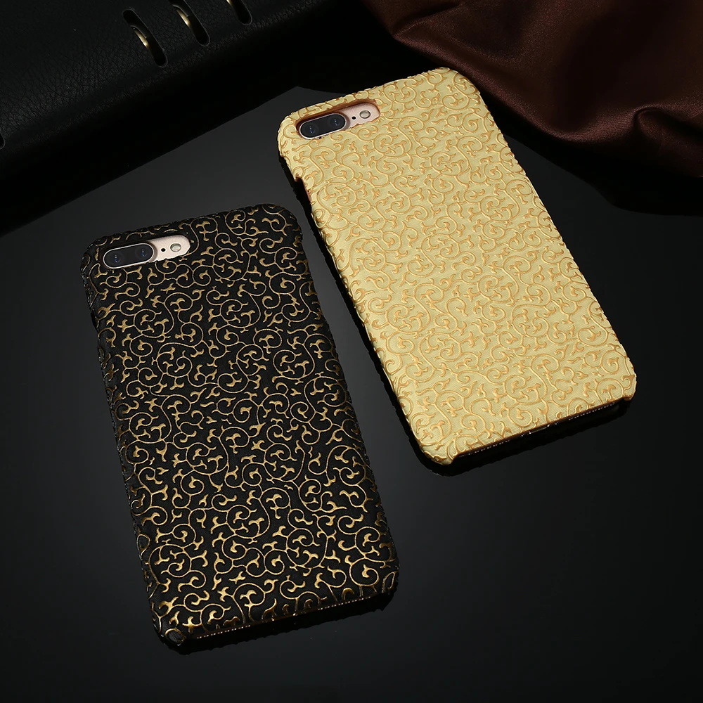 KISSCASE модный дворец цветочный узор чехол для телефона iPhone 7 8 Plus Чехлы цветок