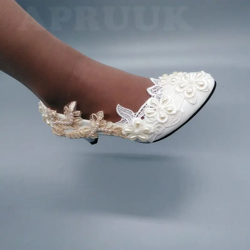 ivory lace flat wedding shoes