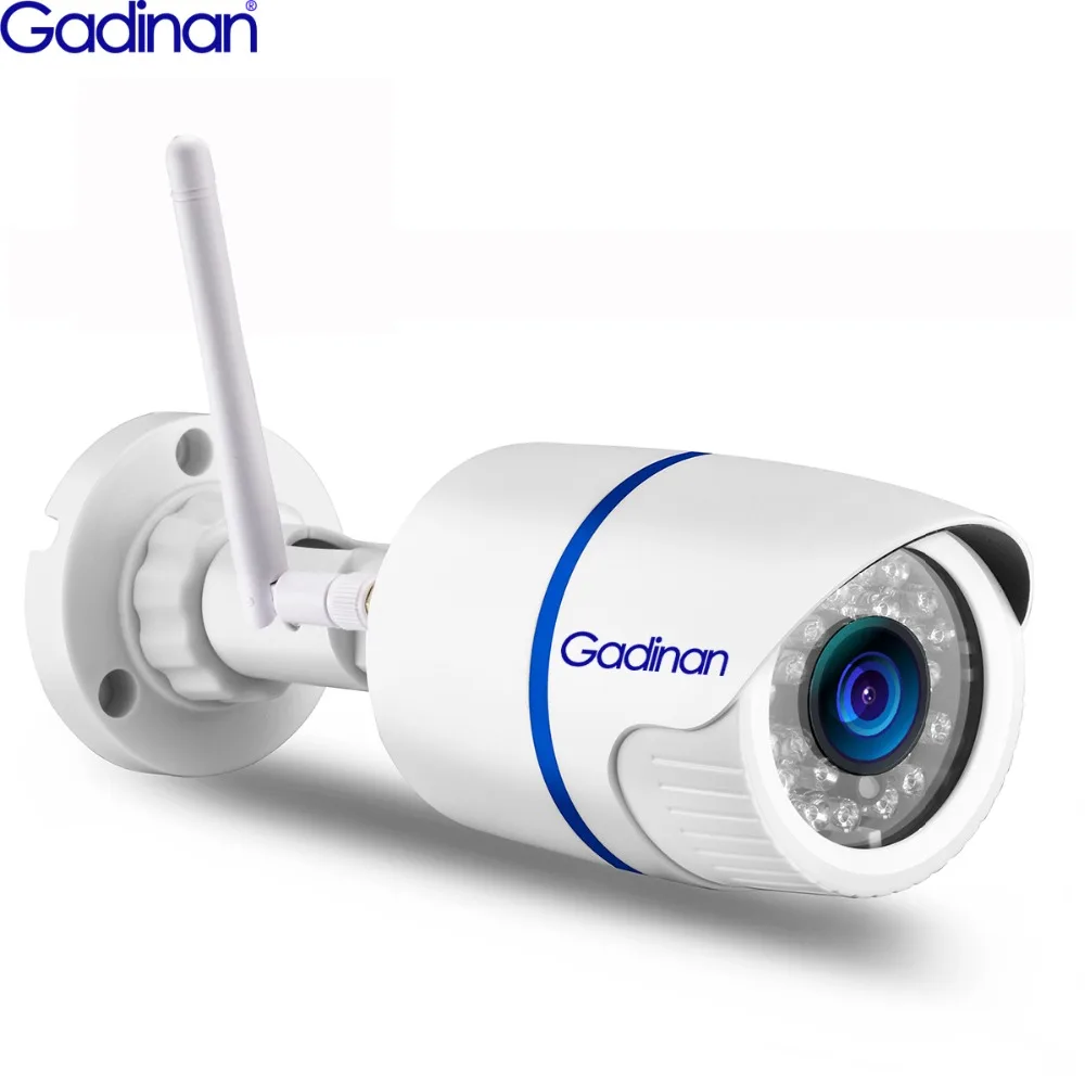 Gadinan 1080P 2MP 1920*1080 Беспроводная ip-камера IR Wifi для наружного наблюдения, водонепроницаемая камера видеонаблюдения, слот для карт TF P2P CamHi