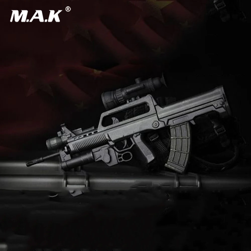 

QSZ92 1/6 Soldier Figure Scene Accessories Weapon Model Semi-automatic Pistol Rifle Model Plastic Gun Toys for 12" Action Figure