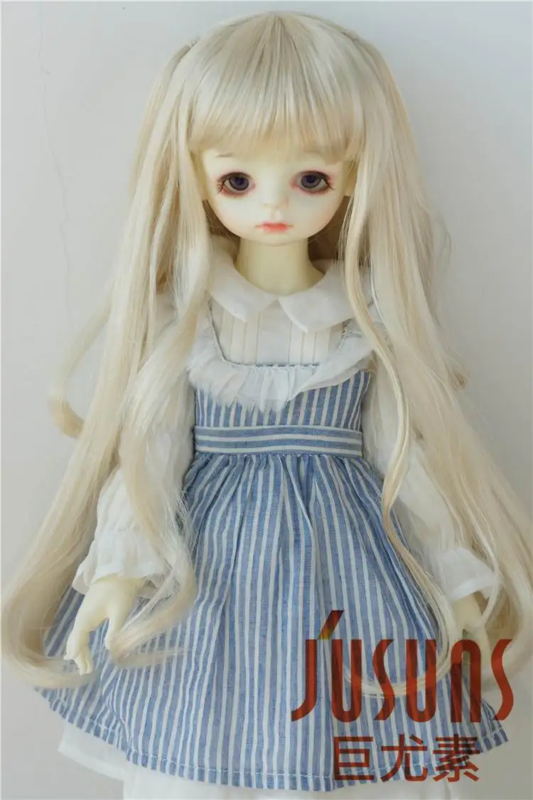 JD437 1/6 1/3 длинный парик с вьющиеся BJD syntheitc мохер парик YOSD SD Симпатичные куклы волосы Размер 6-7 дюймов 8-9 дюймов BJD куклы аксессуары