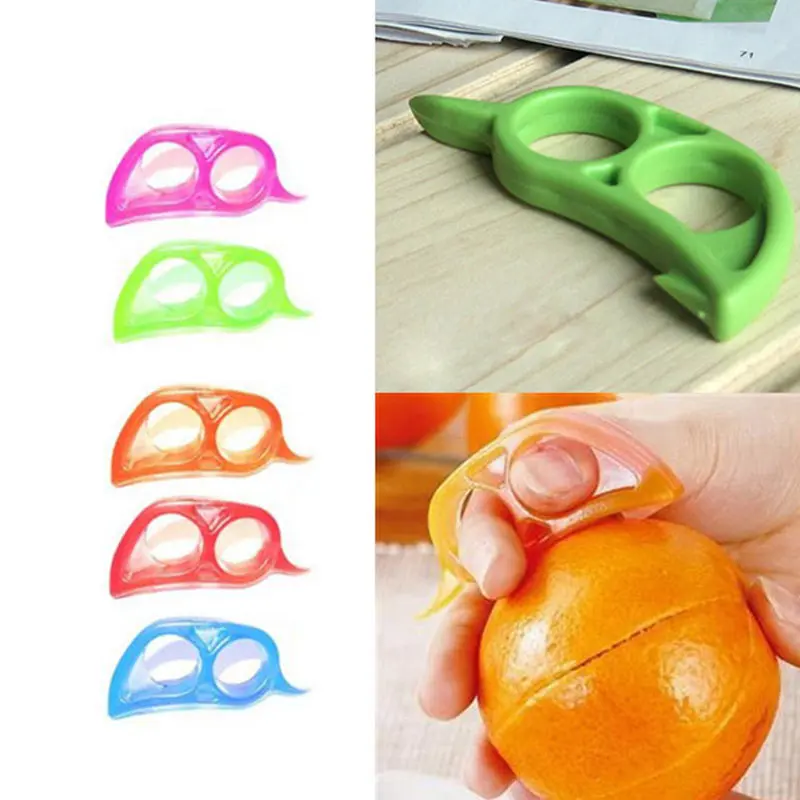 

1Pc Fruit Opener Orange Peeler Zesters Lemon Scaler Cutter Remover Kitchen Tools Gadgets Random Color LBShipping
