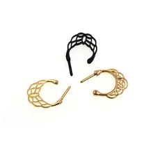 Индийский цветок кружева выдалбливают нос шпильки кольца пирсинг для носовой перегородки Пронзительный нос клип пирсинг для тела ювелирные изделия нос кольцо