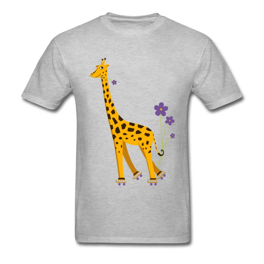 Roller Skating Giraffe_grey