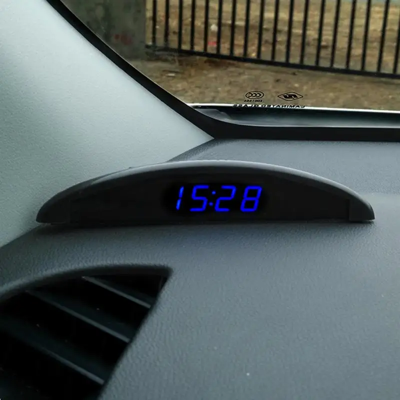 3 en 1 tiempo/temperatura/voltaje Digital LED alarma Auto reloj electrónico coche voltímetro termómetro calendario 12 V 3 en 1 tiempo/temperatura/voltaje Digital LED alarma Auto reloj electrónico coche voltímetro termómetro calendario 12 V