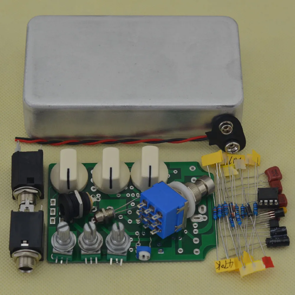 

LANDTONE DIY педаль для гитарного эффекта овердрайв все наборы с 1590B True Bypass OD1