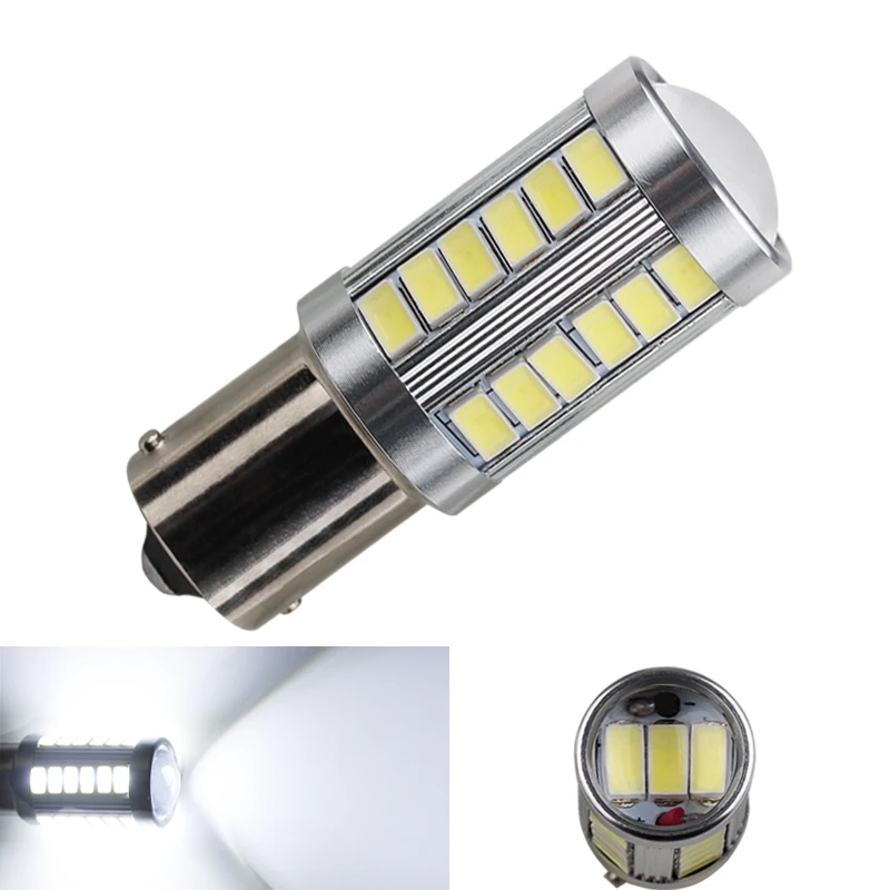 

BA15S 33 SMD 5630 LED High Power 1156 Lamps Super White Auto p21w R5W led car bulbs Reverse Fog lights parking 12V