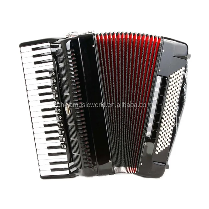 Afanti high grade 41keys 120 Bass Echo Accordion AFA-05 Black color 