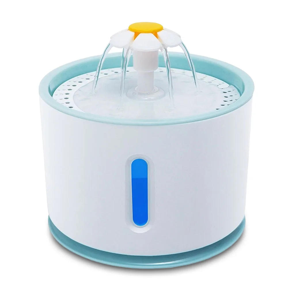 

Electric Automatic Pet Water Dispenser Power-Off With Luminous LED 2.4L Large Capacity Creative Dog Cat Automatic Feeders