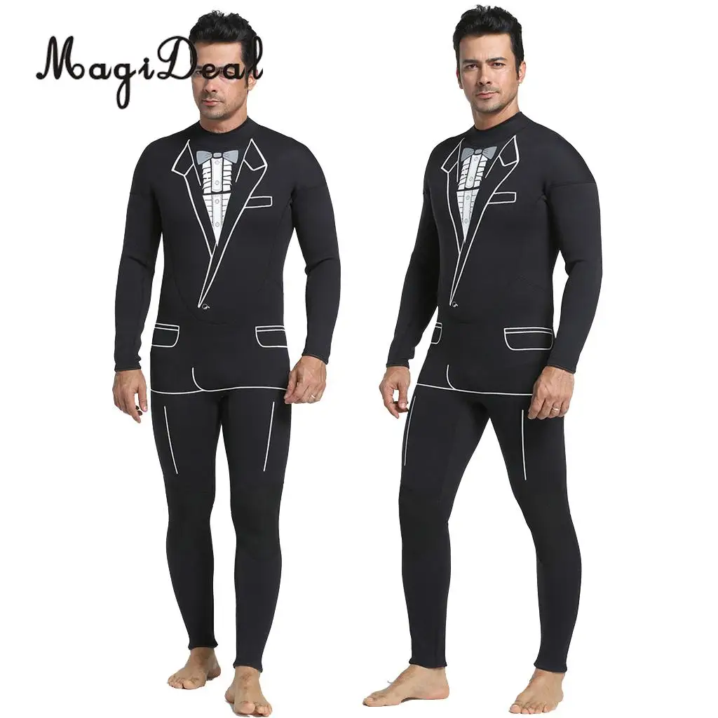 Full Body Tuxedo Style Wetsuit Mens 3mm Premium Neoprene Surf Surfing