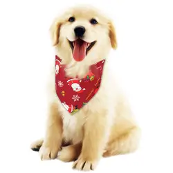 Шейный платок для питомца милый щенок котенок Рождество воротник треугольные шарф для чихуахуа нагрудники Pet Cat собака интимные аксессуары