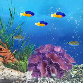 

Aquarium Fish Tank Simulation Coral Reef Fish Tank Aquarium Landscaping Shell Conch Home Decoration for Fish