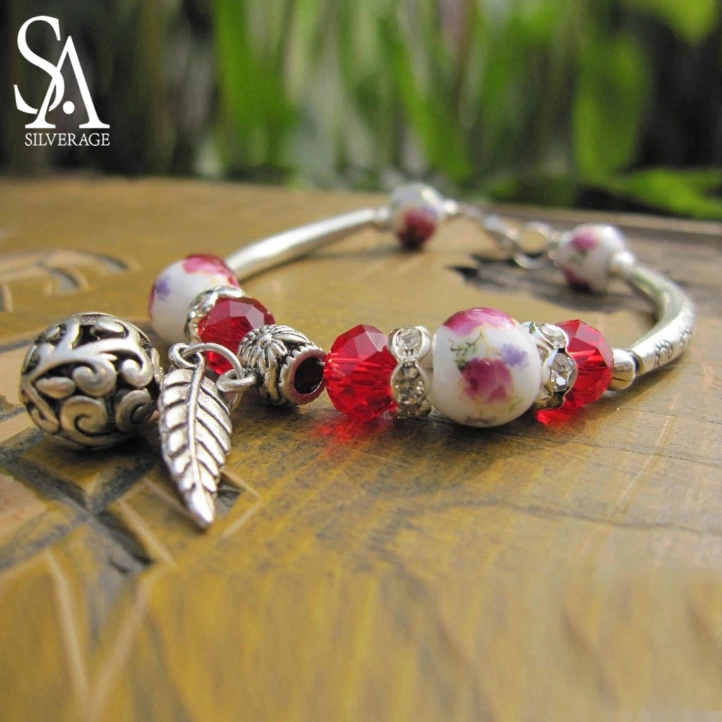 SA SILVERAGE Bracelet Hand Personality Handmade Jewelry National Style Star Ball Men's Gift | Украшения и аксессуары