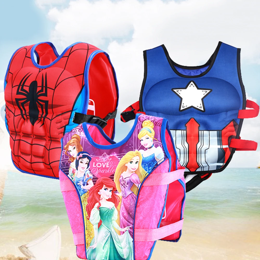 

Kids Life Jacket Floating Vest Boy Swimsuit Sunscreen Floating Power swimming pool accessories ring For Drifting Boating