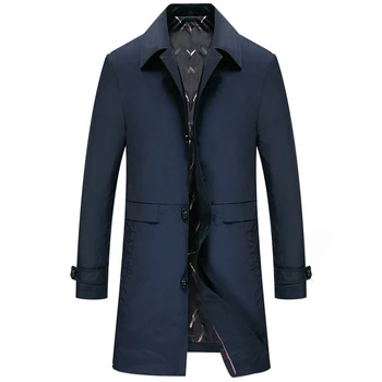 

2019 New Casual High Quality Mens Trench Coat Jacket