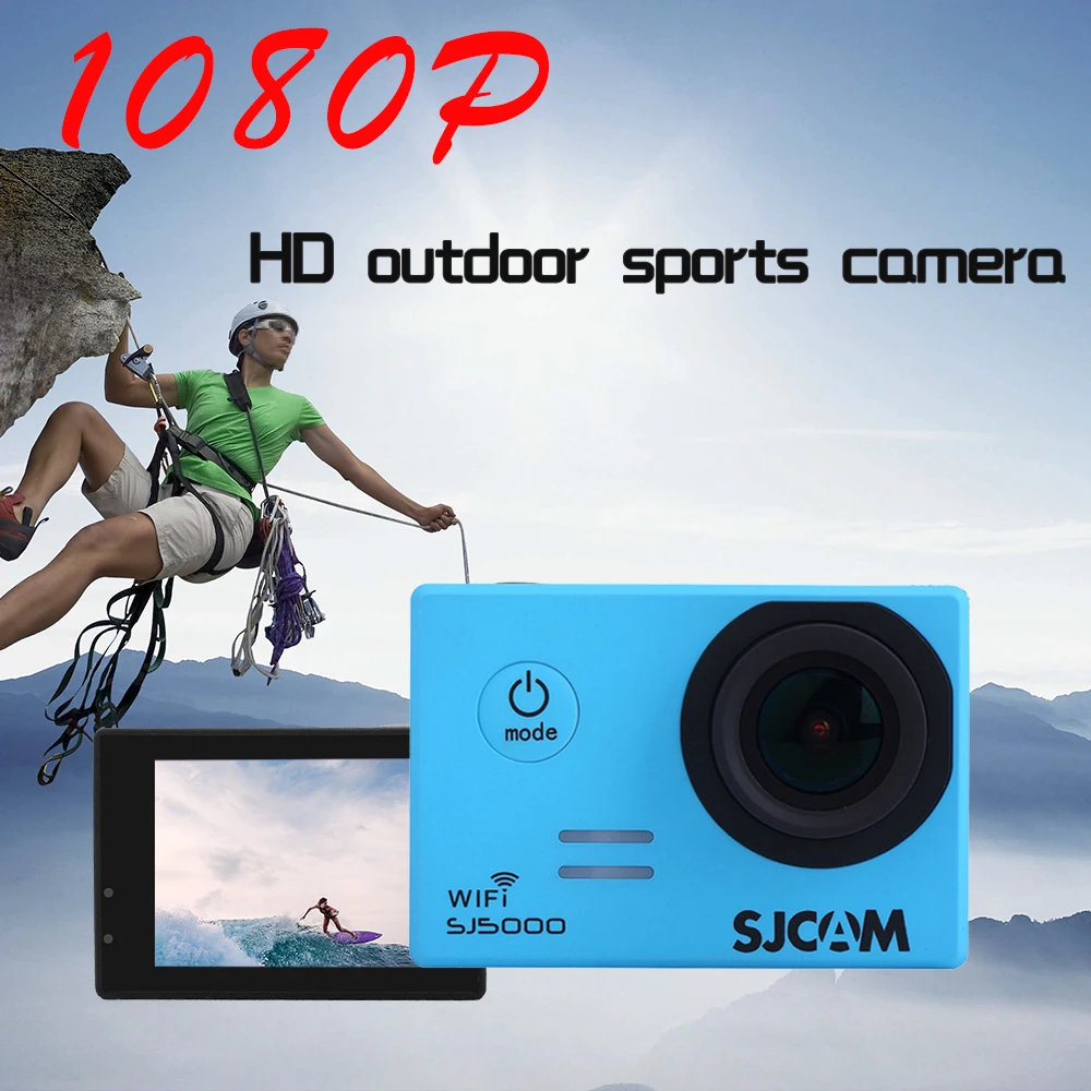 

Original SJCAM SJ5000 WiFi Action Camera WiFi 4K Gyro HD 2.0 LCD 30M Waterproof Cam 1080p sport Camera go extreme pro