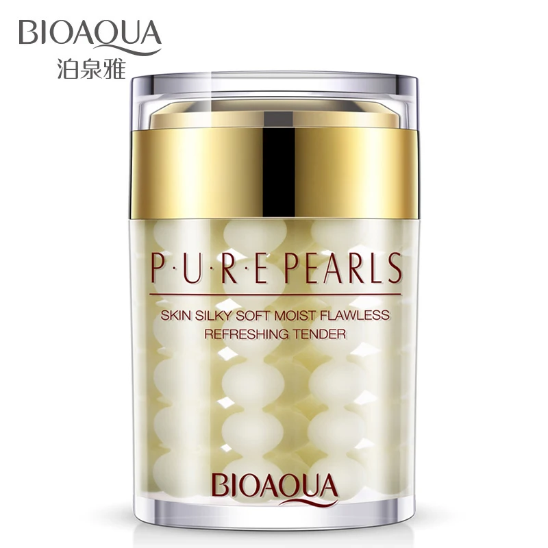 

BIOAQUA Whitening Moisturizing Brighten Pearl Cream Skin Care Anti Wrinkle Anti Aging Day Creams Firming lift Freckle Removal