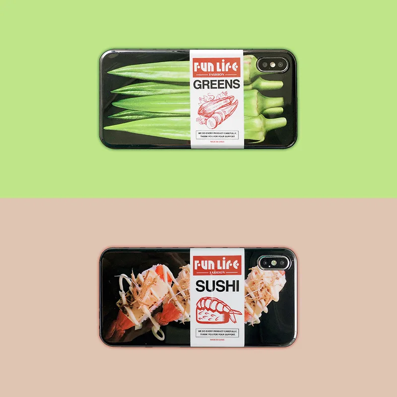 

Hobby Sushi phone case for iPhone X XS XR cool soft phone shell tpu for iPhone 6 7 8 plus